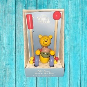 Orange Tree Toys Winnie The Pooh Wooden Push Along Toy 2017 Made in England